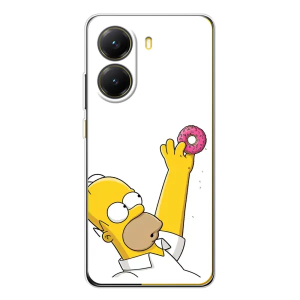 Чехол с принтом «Гомер с пончиком» для Xiaomi POCO X7 Pro Чехол с принтом «Гомер с пончиком» для Xiaomi POCO X7 Pro