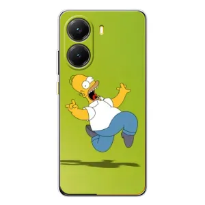 Чехол с Симпсонами для Xiaomi POCO X7 Pro (VPrint) (Гомер Симпсон)
