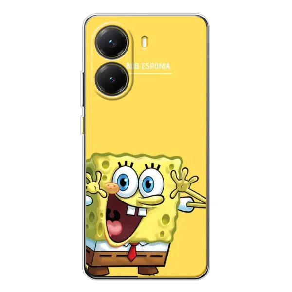 Чехол с принтом «Губка Боб» для Xiaomi POCO X7 Pro Чехол с принтом «Губка Боб» для Xiaomi POCO X7 Pro