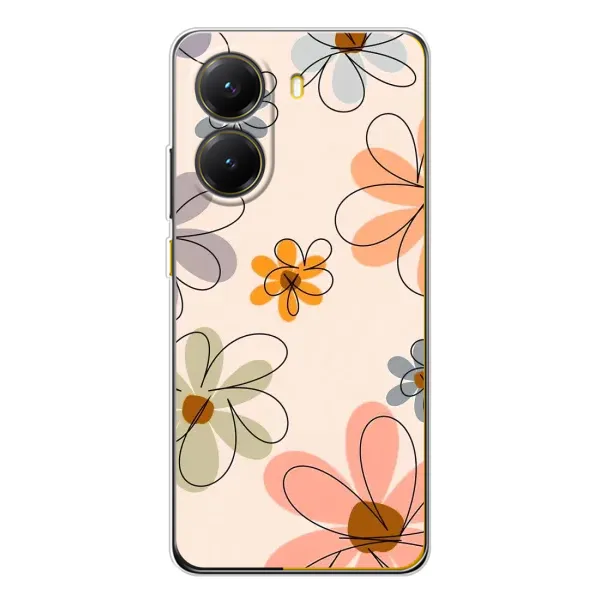 Чехол с принтом «Разноцветные цветы» для Xiaomi POCO X7 Pro Чехол с принтом «Разноцветные цветы» для Xiaomi POCO X7 Pro