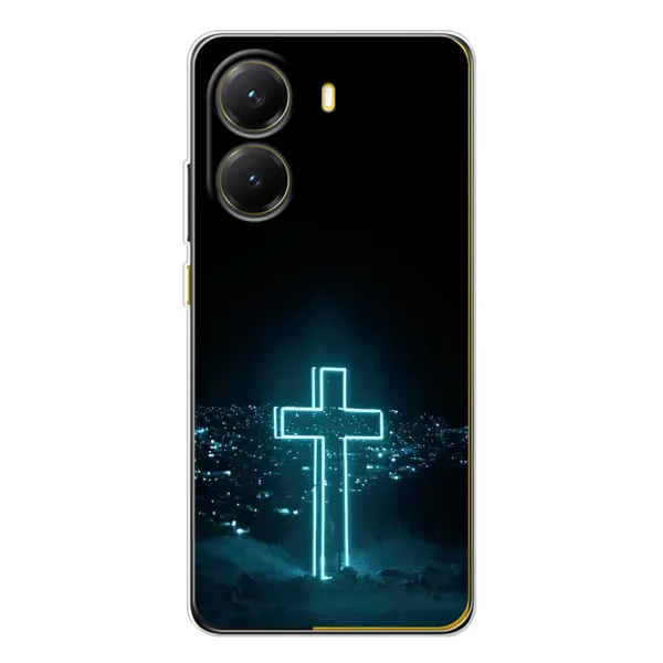 Чехол с принтом «Крест и город» для Xiaomi POCO X7 Pro Чехол с принтом «Крест и город» для Xiaomi POCO X7 Pro