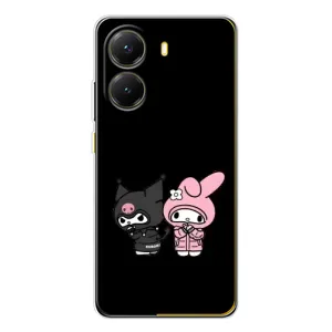 Чехол с кроликом Куроми на Xiaomi POCO X7 Pro (Куроми и Мелоди)