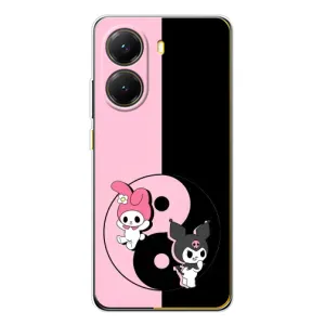 Чехол с кроликом Куроми на Xiaomi POCO X7 Pro (Куроми Инь Янь)