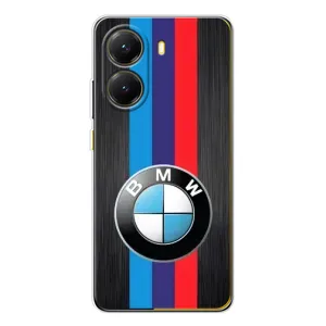 Чохол для Поко Х7 Про - з принтом БМВ (AlphaPrint) (Лого BMW)