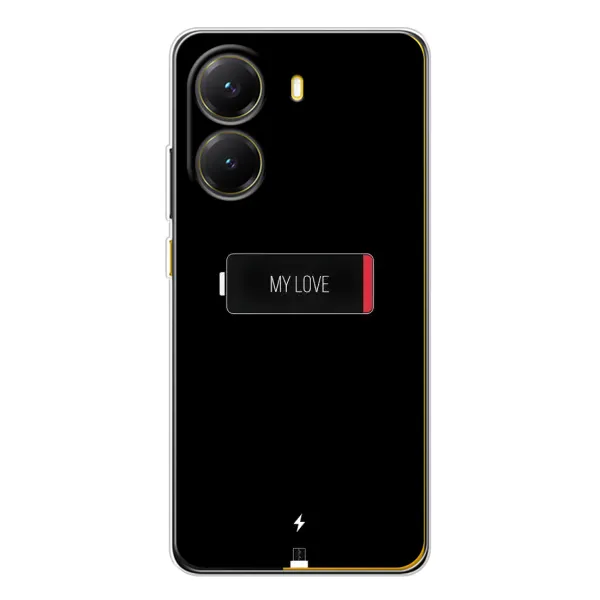 Чехол с принтом «Love battery» для Xiaomi POCO X7 Pro Чехол с принтом «Love battery» для Xiaomi POCO X7 Pro