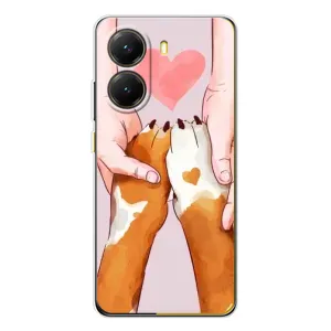 Чехлы с собаками для Xiaomi POCO X7 Pro (VPrint) (Любовь к собакам)