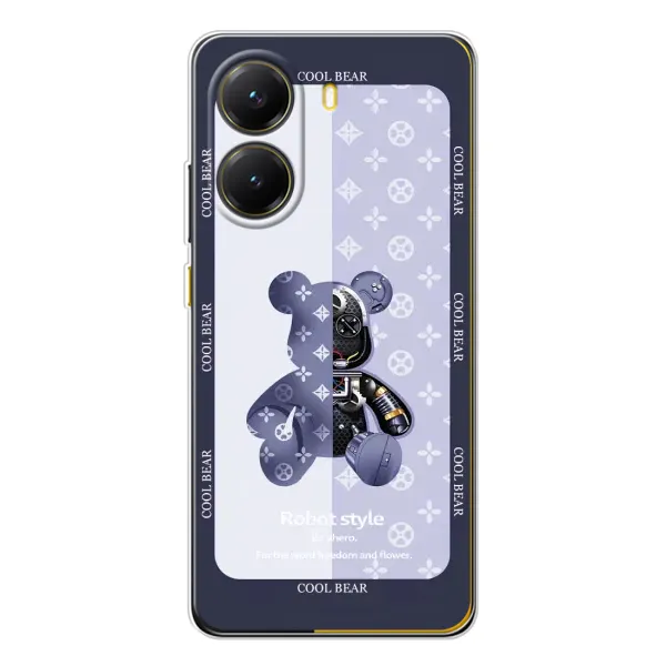 Чохол з принтом «Медведик LV» для Xiaomi POCO X7 Pro Чохол з принтом «Медведик LV» для Xiaomi POCO X7 Pro