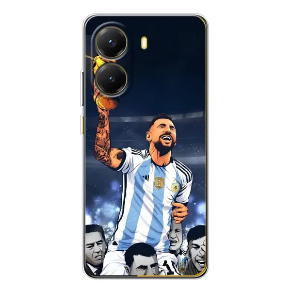 Чохол з принтом «Мессі з кубком» для Xiaomi POCO X7 Pro