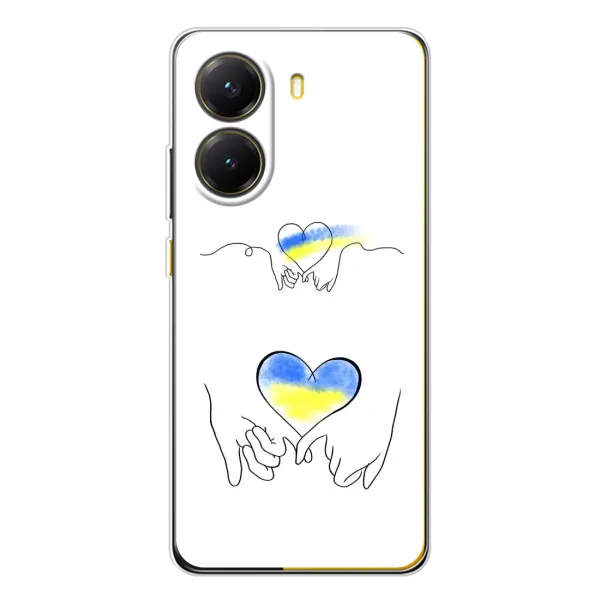 Чехол с принтом «Мир Украине» для Xiaomi POCO X7 Pro