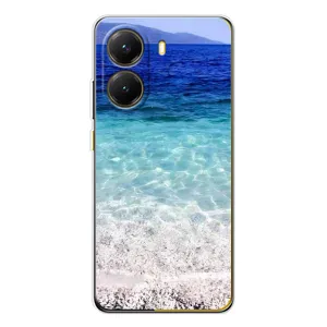 Силиконовый чехол с КАРТИНКАМИ лето для Xiaomi POCO X7 Pro (AlphaPrint) (Море)