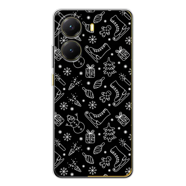 Чехол с принтом «Новогодний фон» для Xiaomi POCO X7 Pro Чехол с принтом «Новогодний фон» для Xiaomi POCO X7 Pro