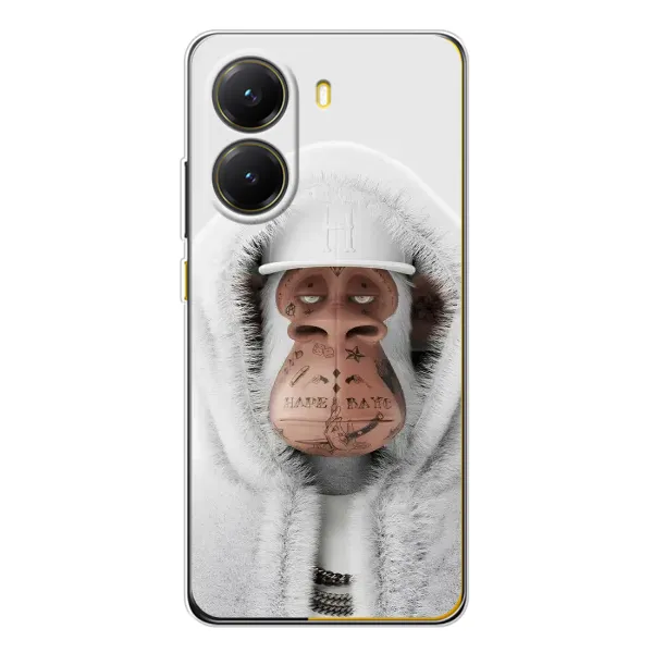 Чехол с принтом «обезьяна NFT в тату» для Xiaomi POCO X7 Pro