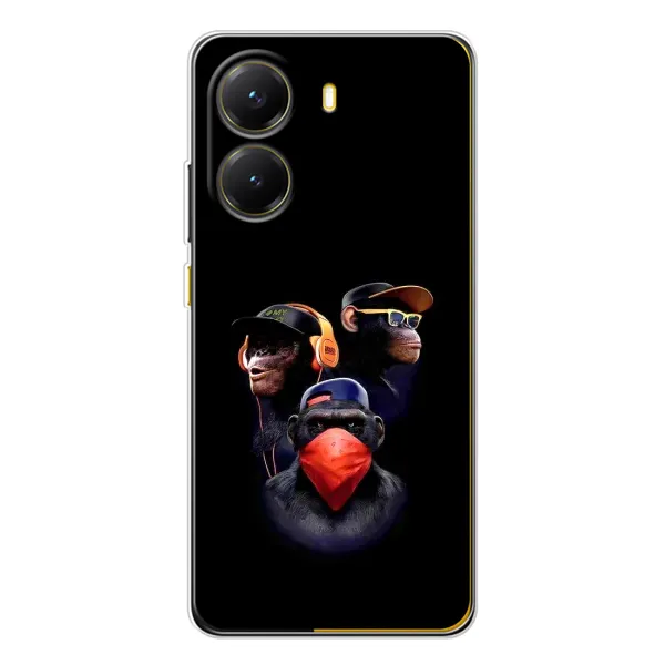 Чохол з принтом «Три мавпи» для Xiaomi POCO X7 Pro Чохол з принтом «Три мавпи» для Xiaomi POCO X7 Pro