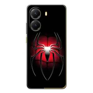 Чехол с человеком пауком для Xiaomi POCO X7 Pro - (AlphaPrint) (Паук марвел)