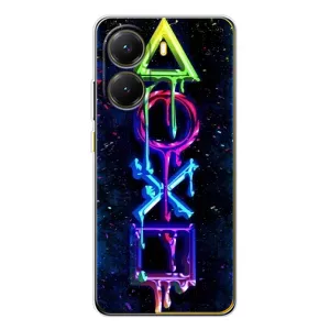 Чохли з тематикою Кіберспорт для Xiaomi POCO X7 Pro (VPrint) (Pleystation лого)