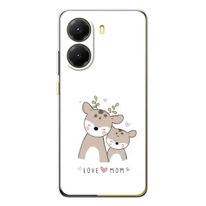 Чехлы для мамы на Xiaomi POCO X7 Pro (Оленята мама и малыш)
