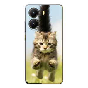 Чохли з Котиками для Xiaomi POCO X7 Pro (VPrint) (Прижок кота)