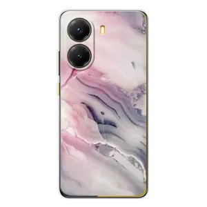 Мраморний чехол на Xiaomi POCO X7 Pro (VPrint) (Пурпурний Мрамор)