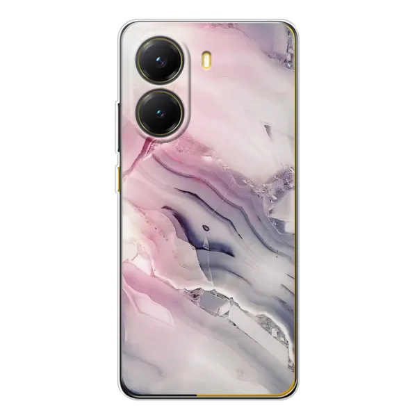Чехол с принтом «Пурпурный Мрамор» для Xiaomi POCO X7 Pro Чехол с принтом «Пурпурный Мрамор» для Xiaomi POCO X7 Pro