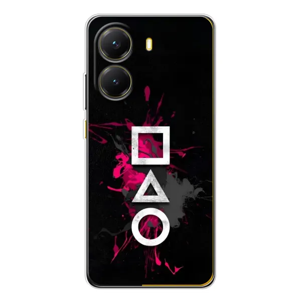 Чехол с принтом «Символы Игра кальмара» для Xiaomi POCO X7 Pro
