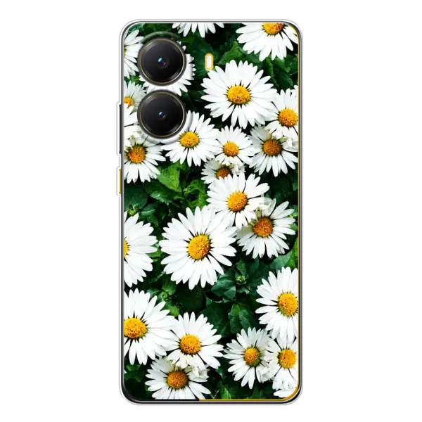 Чехол с принтом «Ромашки» для Xiaomi POCO X7 Pro