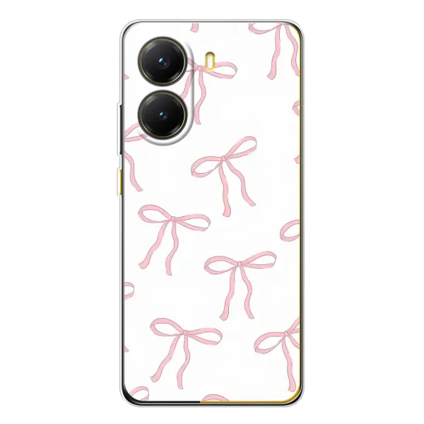 Чехол с принтом «Розовые бантики» для Xiaomi POCO X7 Pro Чехол с принтом «Розовые бантики» для Xiaomi POCO X7 Pro