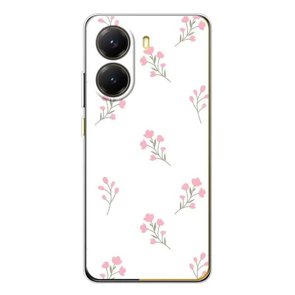 Чехол с принтом «Розовые цветы» для Xiaomi POCO X7 Pro