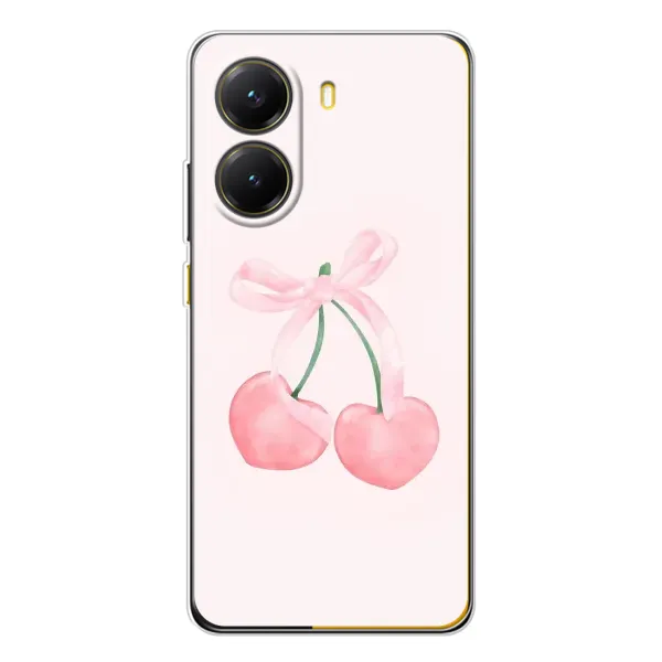 Чехол с принтом «Розовые вишни» для Xiaomi POCO X7 Pro