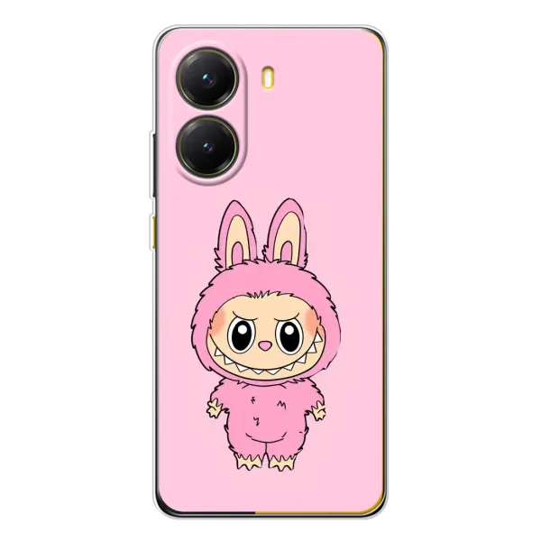 Чехол с принтом «Розовый Лабубу» для Xiaomi POCO X7 Pro Чехол с принтом «Розовый Лабубу» для Xiaomi POCO X7 Pro