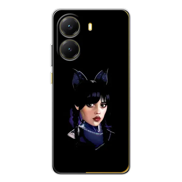 Чехол с принтом «серьезная Уэнздей» для Xiaomi POCO X7 Pro