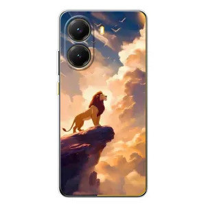 Чехол с принтом «Симба на скале» для Xiaomi POCO X7 Pro