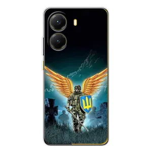 Чехлы с картинкой ЗСУ для Xiaomi POCO X7 Pro (AlphaPrint) (Солдат ЗСУ)
