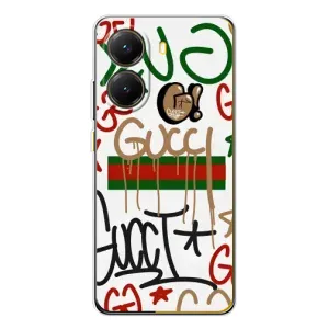 Брендновые Чехлы для Xiaomi POCO X7 Pro - (PREMIUMPrint) (Стиль GUUCI)