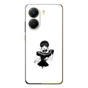 Чехлы Венсдей на Xiaomi POCO X7 Pro Уэнсдей (AlphaPrint) (танец Уэнздей)