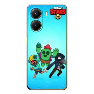 Чехлы Brawl Stars для Xiaomi POCO X7 Pro (AlphaPrint) (Трио героев)