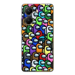 Чохли Амонг Ас для Xiaomi POCO X7 Pro (AlphaPrint) (Убитий)