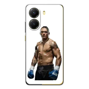 Чехол с картинкой Александр Усик для Xiaomi POCO X7 Pro (Усик на белом)
