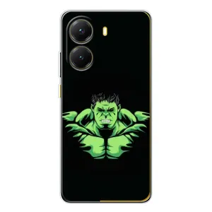 Чохли з героями Марвел Xiaomi POCO X7 Pro (VPrint) (Зелений Халк)