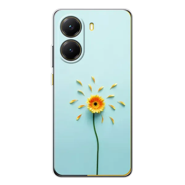 Чехол с принтом «Желтый цветок» для Xiaomi POCO X7 Pro