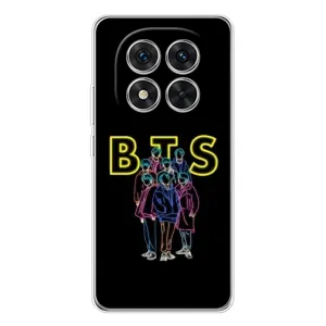 Чехлы BTS для Xiaomi POCO X7 (AlphaPrint) (BTS стайл)