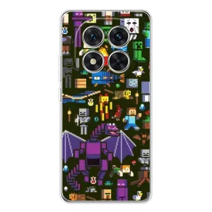 Чохол Майнкрафт на Xiaomi POCO X7 (AlphaPrint) Minecraft (Колаж Майнкрафт)