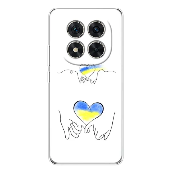 Чохол з принтом «Мир Україні» для Xiaomi POCO X7