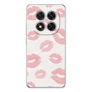 Чехол с розовым рисунком для Xiaomi POCO X7 (Розовые губы)