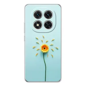 Чохли з квітами для Xiaomi POCO X7 (VPrint) (Жовта квітка)