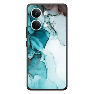Чохол для ,Xaomi Poco Х8 Pro Max - з принтом (Дизайнерські) (AlphaPrint) (Бірюзовий мрамор)