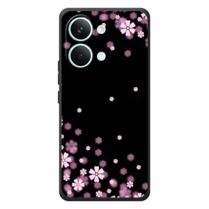 Чохол для ,Xaomi Poco Х8 Pro Max - з принтом (Дизайнерські) (AlphaPrint) (Квіти маленькі)