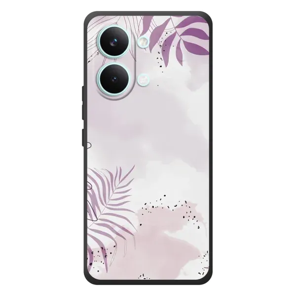 Чохол з принтом «Фіолетове листя» для Xiaomi Poco X8 Pro Max