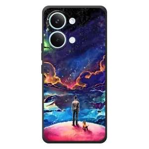 Космічні Чохли для ,Xaomi Poco Х8 Pro Max (VPrint) (Вид Галактики)