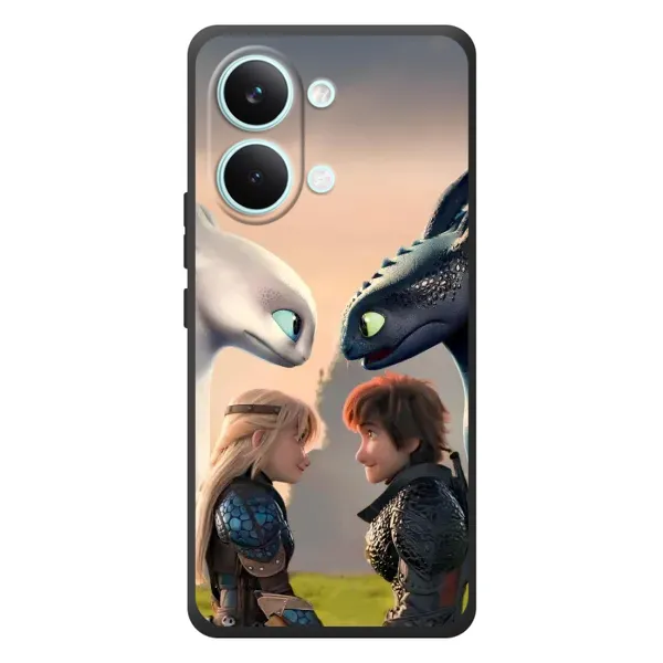 Чохол з принтом «Гикавка і Астрід» для Xiaomi Poco X8 Pro Max