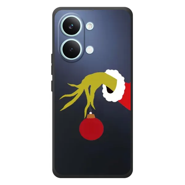 Чохол з принтом «Грінч з іграшкою» для Xiaomi Poco X8 Pro Max Чохол з принтом «Грінч з іграшкою» для Xiaomi Poco X8 Pro Max